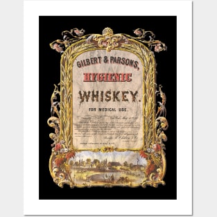 Vintage Patent Medicine Whiskey Posters and Art